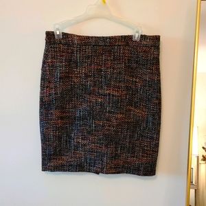 Loft tweed pencil skirt